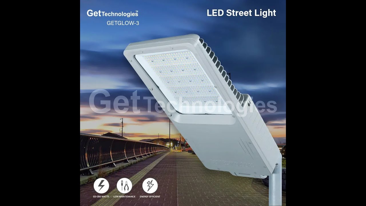 GETGLOW-3 LED Street Light | High-Performance Road & Street Lighting by Get Technologies