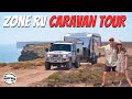 Off road caravan walk through on our road trip to western australia  zone rv peregrine 19ft ep42