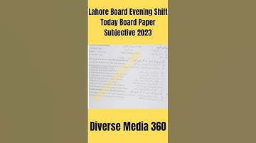 Today 9th class Pak Studies bise lhr Evening Paper 2023 | #9th #eveningpaper #group2 #pakstudy