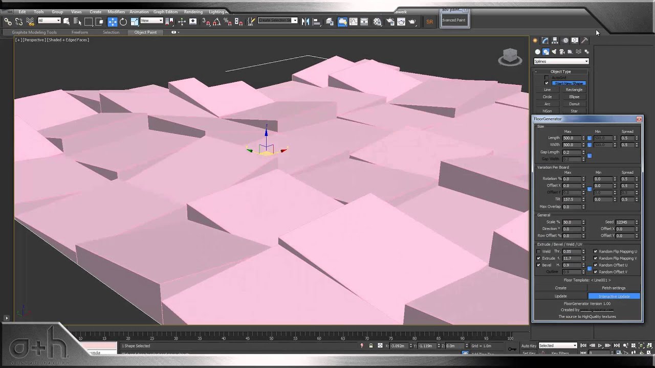 3ds max floor script