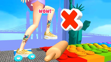 Tippy Toe (FUNNIEST APP GAME MOMENT) All Level Gameplay Walkthrough iOS, Android PART 5-TT