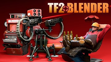 TF2 Blender | Gebouwen van ingenieurs