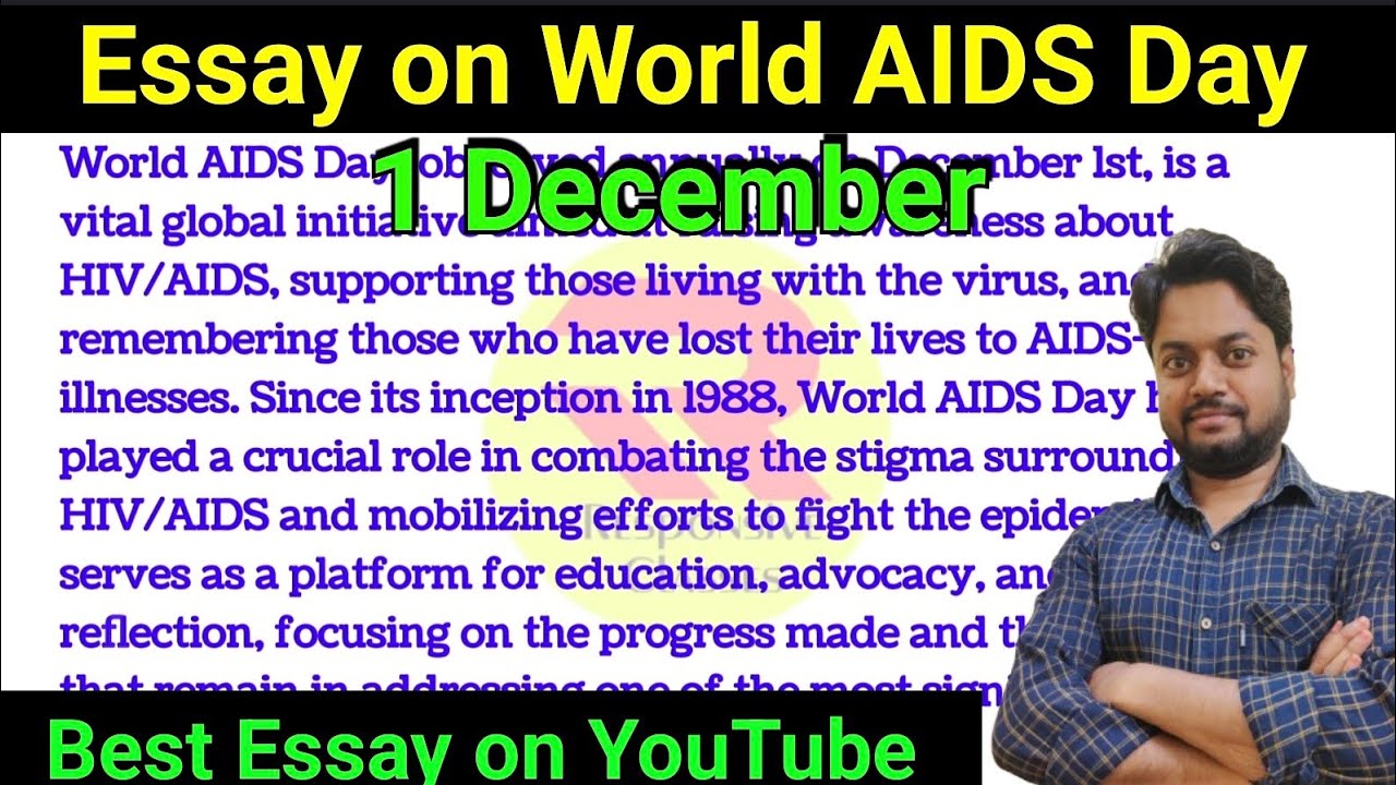 Essay on World AIDS Day | World AIDS Day 2024 1 December | World AIDS Day 2024 essay