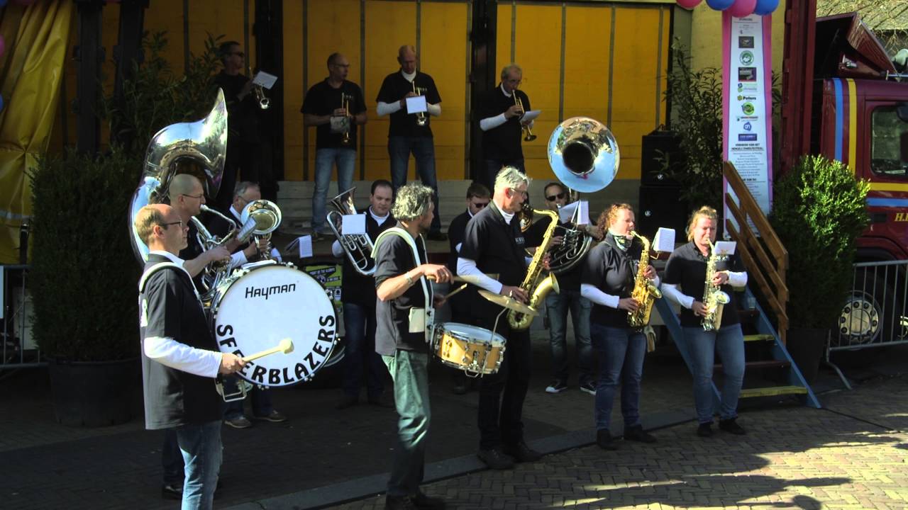 Sfeerblazers Lunteren 9de editie Hengels Dweilfestival 17 april 2016  Hengelo gld 4K