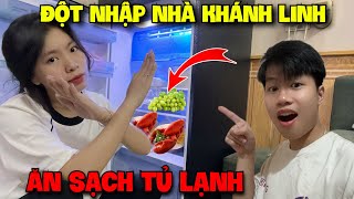 Vlog | Quang Con Đột Nhập Nhà Khánh Linh Lục Tung Tủ Lạnh Ăn Sạch Đồ Và Cái Kết !!!