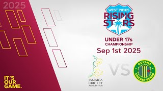 🔴 LIVE Jamaica v Guyana | CWI Men’s Under 17 | 50 Over Championships 2025