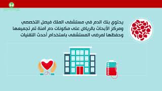 ‏مواعيد عمل ⁧‫#بنك_الدم‬⁩  في مستشفى الملك فيصل التخصصي ومركز الأبحاث في الرياض.