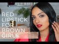 Best Red Lip Shades for Brown, Tan & Medium-Tone Skin | Deepica Mutyala