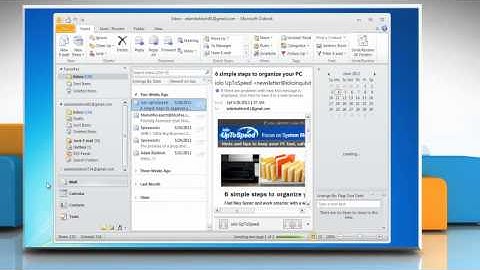 Microsoft® Outlook 2010: Add image to a contact