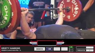 Kristy Hawkins 1St Place 720Kg Total Raw W Wraps 75Kg Cl The American Pro 2022
