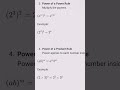 exponent power rules with example by Vandana Rumpal simple maths #mathlogic #mathguide #simple