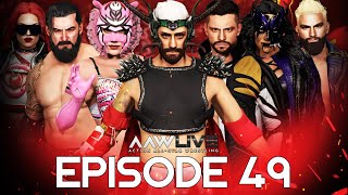 AAW Live Episode 49 - CAW Wrestling Show on WWE2K23