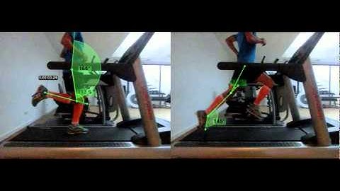 Kinematic analysis of critical events while running 16vs22 km/h