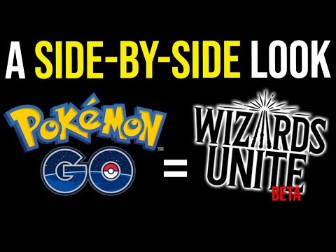 Wizards Unite Beta vs. Pokemon Go: A Side-by-Side Comparison