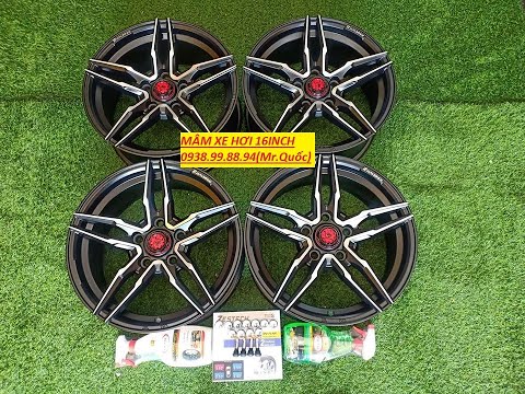 Video MÂM(LAZANG)16INCH ĐEN PHAY ĐỘ MAZDA 3, HONDA CIVIC,... - youtube