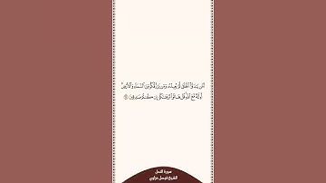تلاوة في ٣٠ ثانية سورة النمل الآية ٦٤ الشيخ فيصل غزاوي