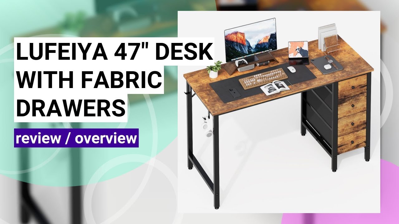Reviewing the Lufeiya 47-Inch Computer Desk: Perfect for Small Spaces!