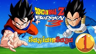 Dragon Ball Z Budokai 3 Gameplay Walkthrough Part 1 - Goku Story [Saiyan Saga]