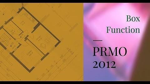 Roots of box function PRMO 2012 Problem 18 Part 1