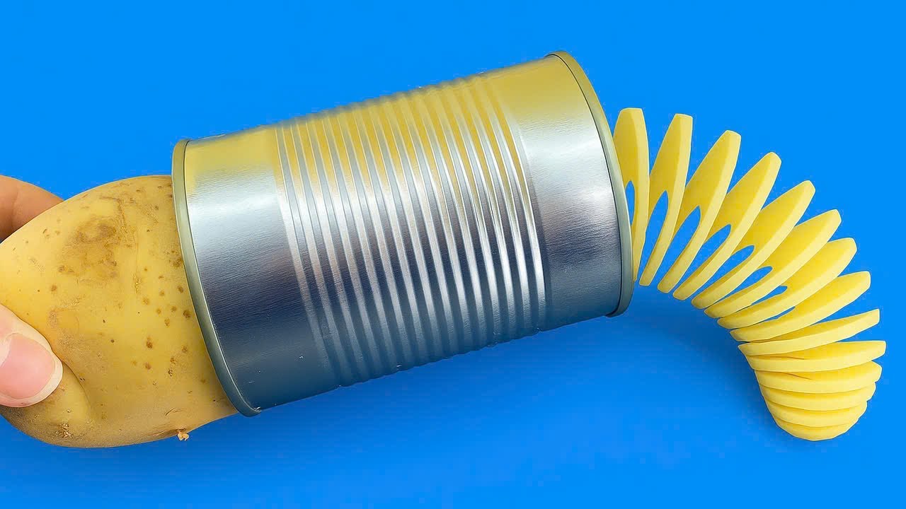 The Secret Way to Make Perfect Spiral Potatoes at Home 🍟✨