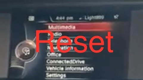 How to Reset BMW iDrive. Fix faults and problems Restart Mini Rolls Royce