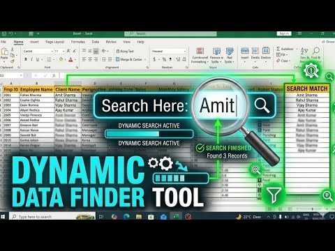 Stop using Ctrl+F! Build a Professional Data Finder in Excel