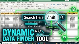 Stop using Ctrl+F! Build a Professional Data Finder in Excel Guide