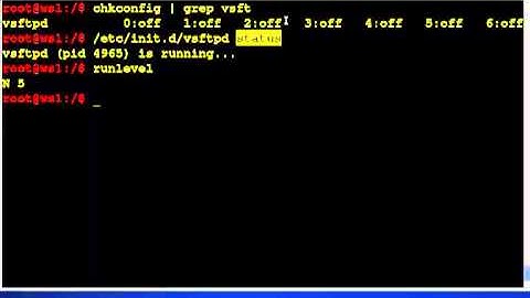 Starting and Stopping Linux Services
