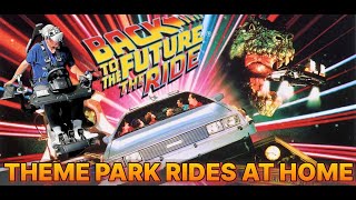 Back To The Future The Ride 4K In The Yaw 3 Vr Motion Simulator Is A Wild Ride