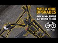 MATE X eBike Upgrades BMX Handlebars & front fork