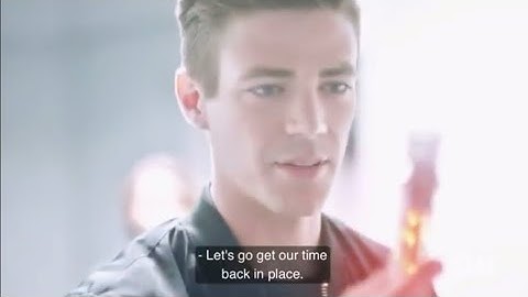 The Flash [5x8] Barry time travels to Particle Accelerator Explosion Part 2