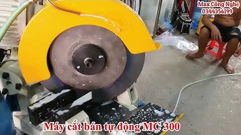 Máy cắt inox bán tự động MC 300 | Cắt inox mềm như bún, Hiệu quả tuyệt đối.