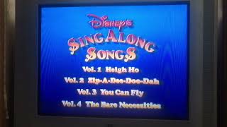 Closing To Disney Sing-Along Songs Zip-A-Dee-Doo-Dah 1991 Vhs