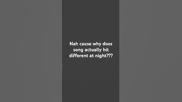 Thumbnail of This song hits different at night #song #music #remix #fy #fypviralシ #fyp #night #hitsdifferent
