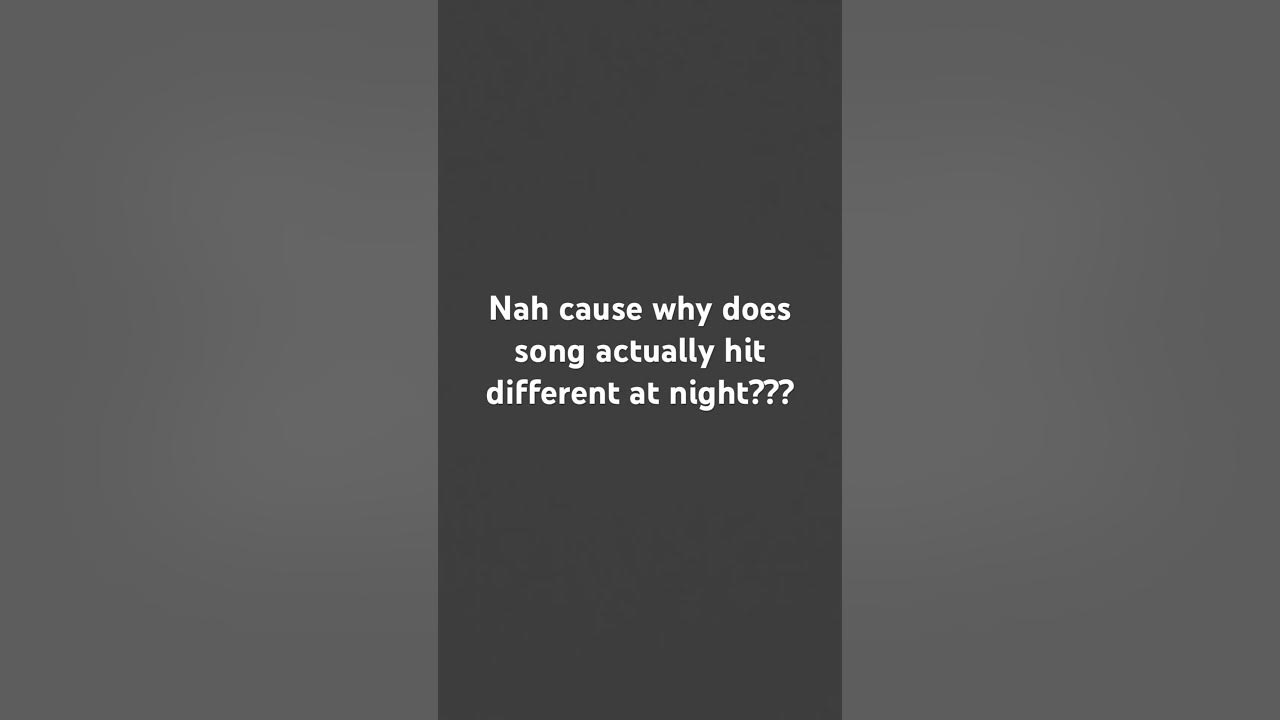 This song hits different at night #song #music #remix #fy #fypviralシ #fyp #night #hitsdifferent