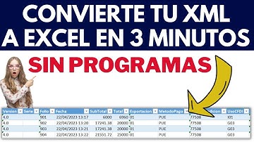 🔥Convierte Tu XML a Excel masivamente Sin programas 2025
