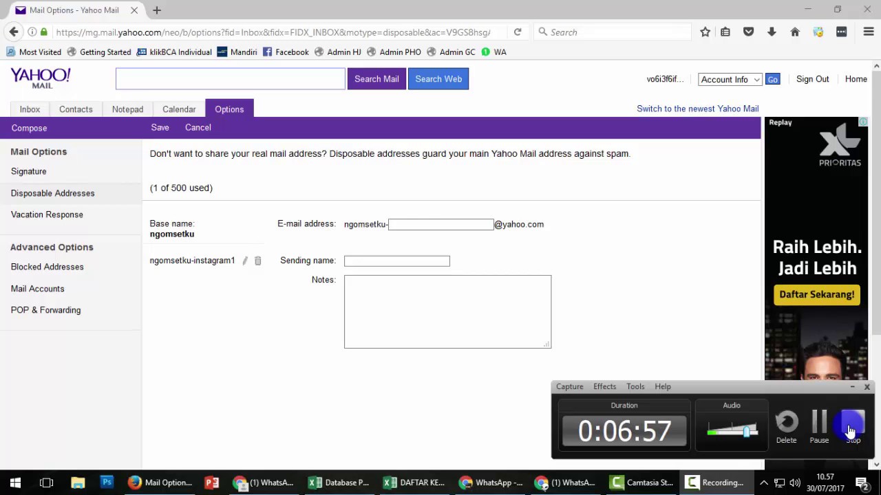 Cara Membuat Banyak Akun Email Dalam 1 Akun Yahoo Utama YouTube