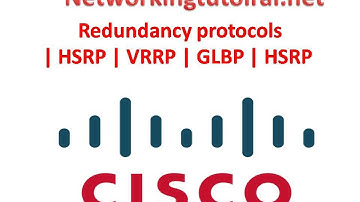Redundancy protocols | HSRP | VRRP | GLBP | FSRP |  an introduction and working