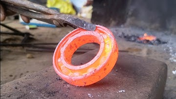 Making a kainchi / amazing working skills scissor / blacksmith 