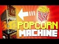 ✔️MINECRAFT PE - POPCORN MACHINE! [REDSTONE] // Working POPCORN maker! [MCPE]