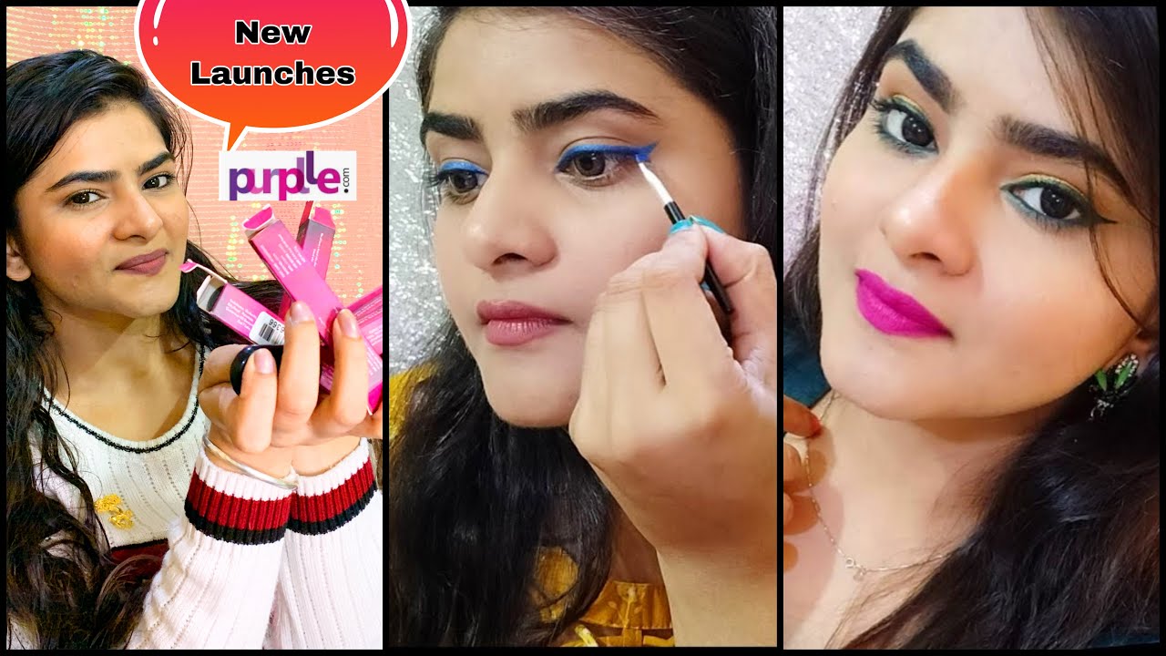 Purplle eyeliner pen wind beneath my wings | Review & Swatches | ALL SHADES | Best colored eyeliners