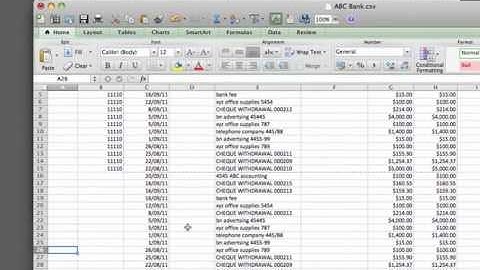 Chapter 7 GST entries and final clean up of CSV file.mov