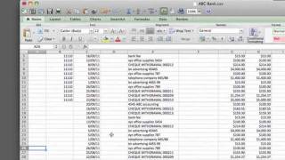 Chapter 7 GST entries and final clean up of CSV file.mov