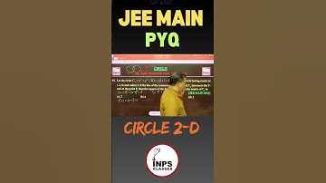 JEE Main Circle PYQ | Complete Concept & Trick | By Nitin Sir | INPS Classes
