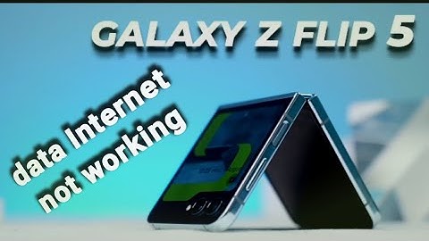 Samsung galaxy z flip 5g ) How to fix mobile data internet problem, Internet not working on Samsung