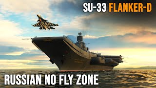 Russian Su-33 Flanker-D Vs Ukrainian Su-27 Flanker | Russian No Fly Zone | Digital Combat Simulator