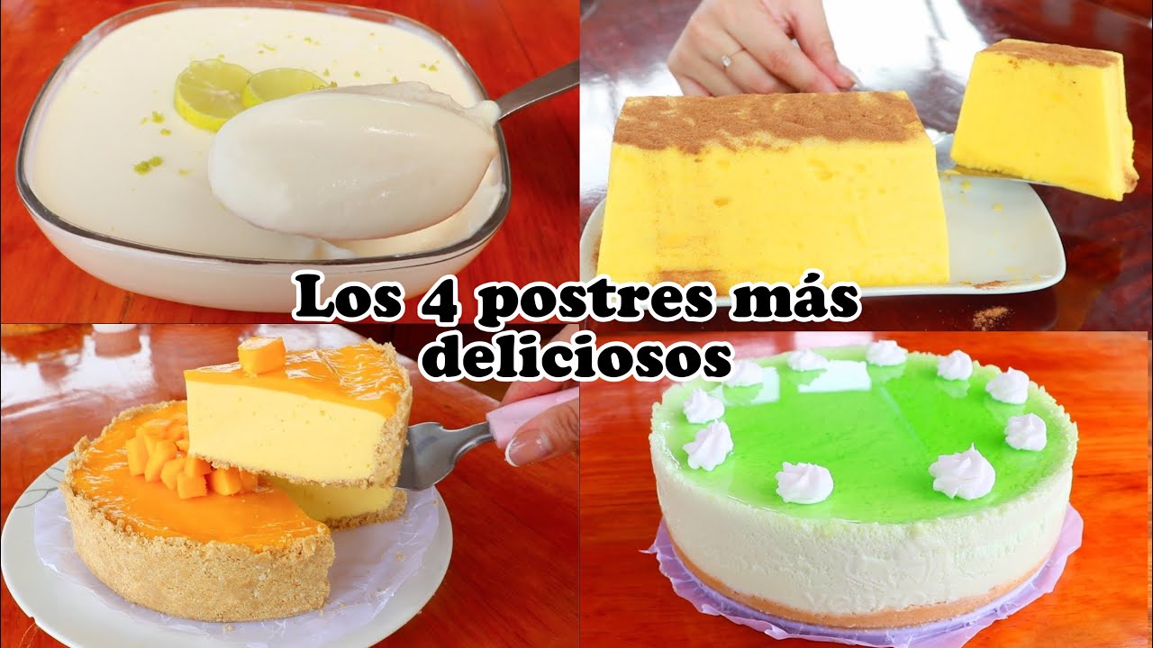 Los 4 postres más fáciles y deliciosos de preparar para navidad! Toda la familia ama el primero 