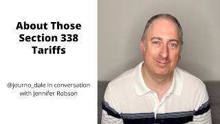 About Those Section 338 Tariffs