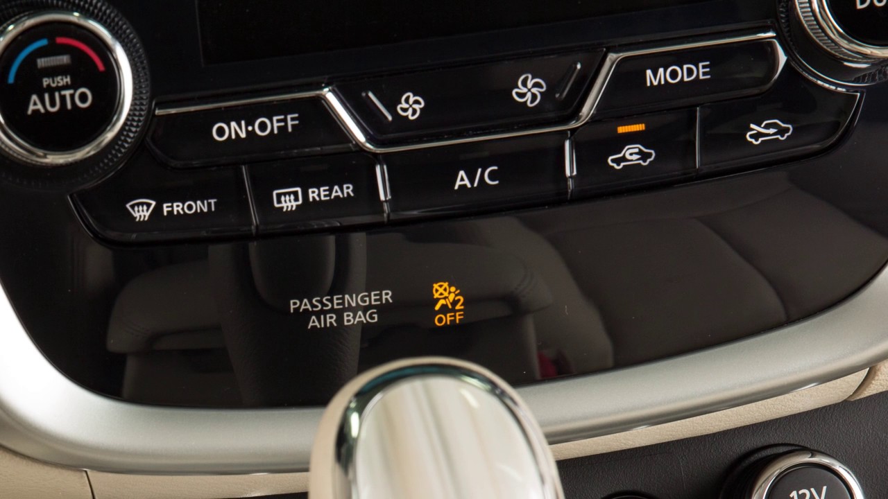 2017 Nissan Murano Front Passenger Air Bag Status Light YouTube