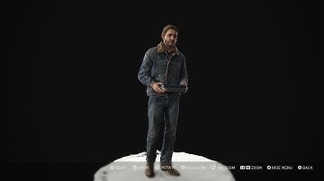 The Last of Us Part II Remastered model viewer how to unlock Tommy patrol